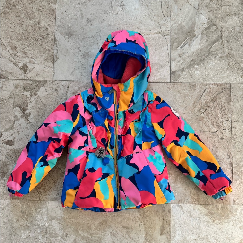 Obermeyer Livy Jacket size 4. super colorful !